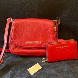 Michael Kors crossbody bag and wallet. New never used.